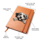 Pyrenean Shepherd Peeking - Vegan Leather Journal