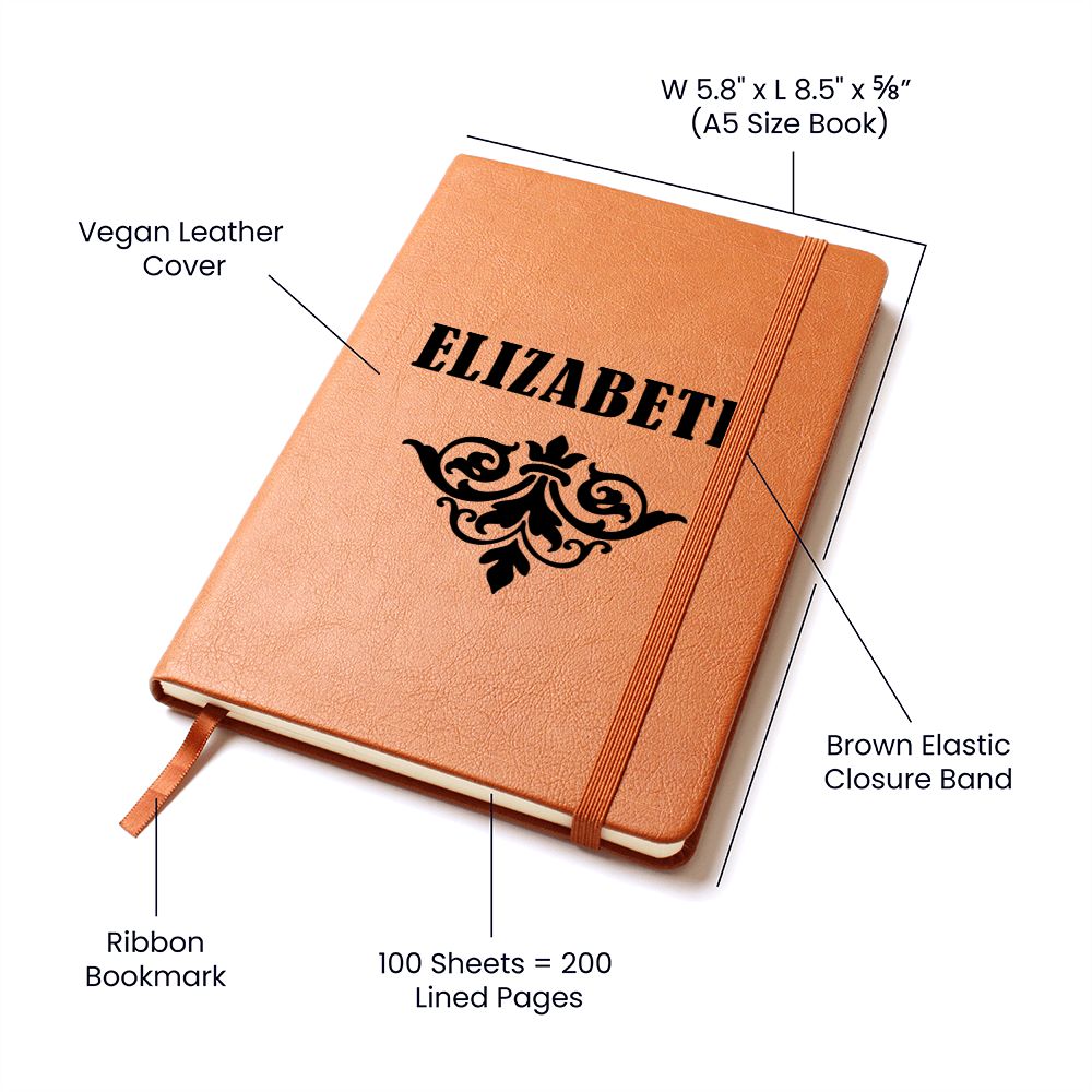Elizabeth v01 - Vegan Leather Journal