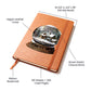 Watercolor Christmas Snow Globe 022 - Vegan Leather Journal