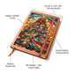 Christmas Stained Glass Design 029 - Vegan Leather Journal
