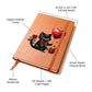 Valentine's Day Black Cat 074 - Vegan Leather Journal