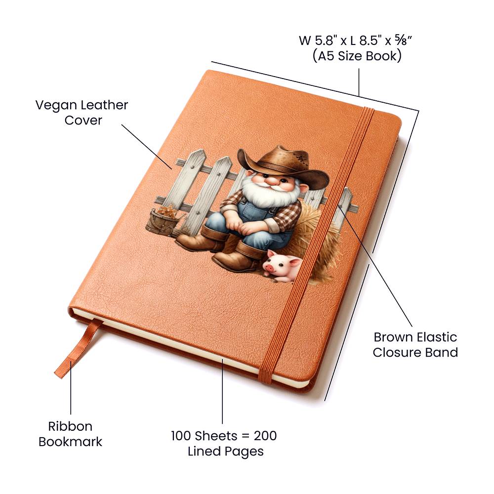 Gnome 0551 - Vegan Leather Journal
