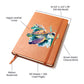 Cute Sea Turtle 011 - Vegan Leather Journal