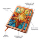 Christmas Stained Glass Design 014 - Vegan Leather Journal