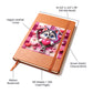 Valentine's Day Dog And Zipper 022 - Vegan Leather Journal