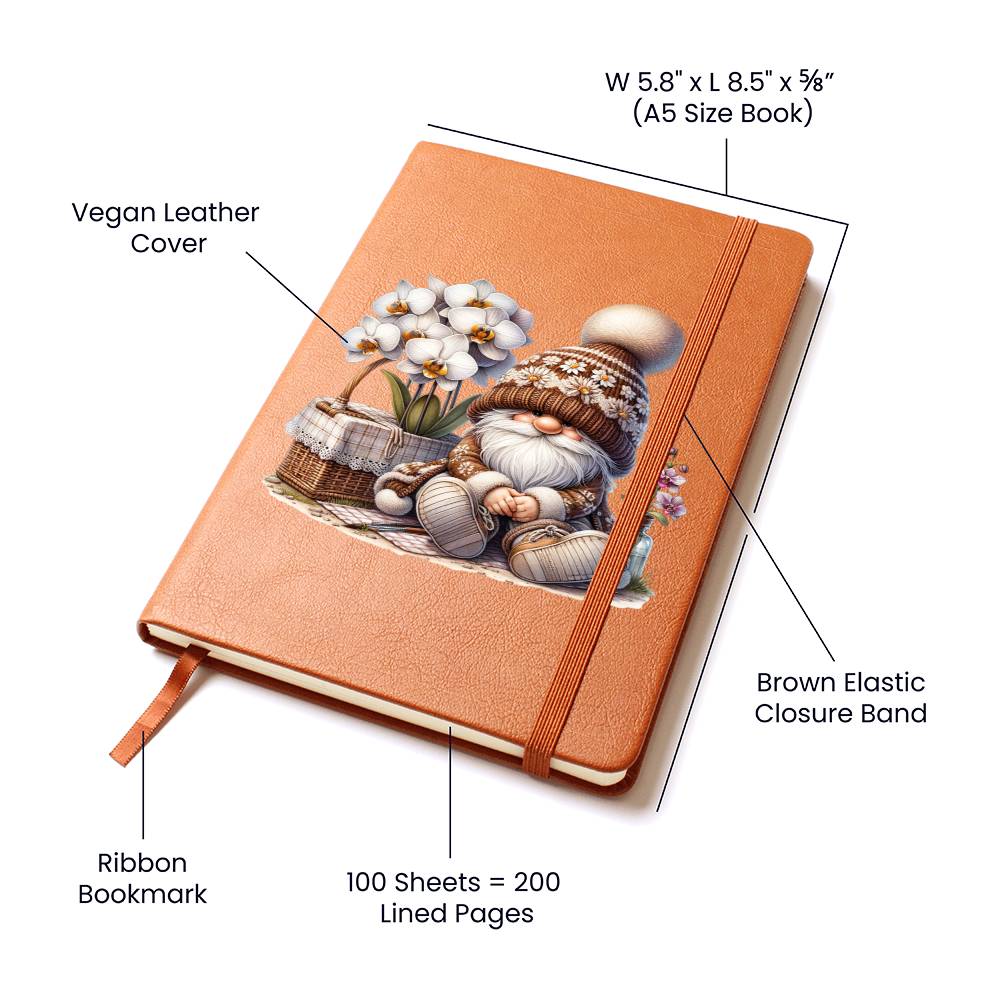 Gnome 0123 - Vegan Leather Journal