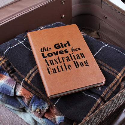 Australian Cattle Dog - Vegan Leather Journal