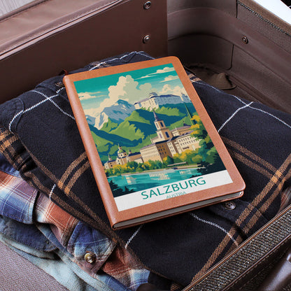 Famous Travel Destinations - Salzburg, Austria - Vegan Leather Journal