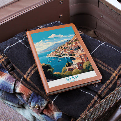 Famous Travel Destinations - Symi, Greece - Vegan Leather Journal
