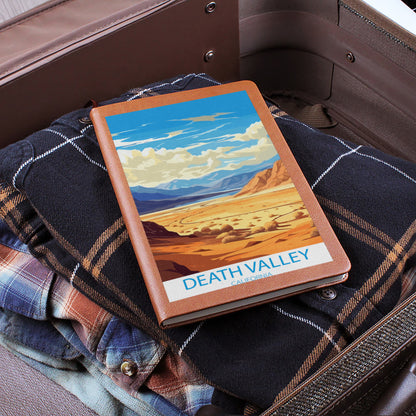 Famous Travel Destinations - Death Valley, California - Vegan Leather Journal