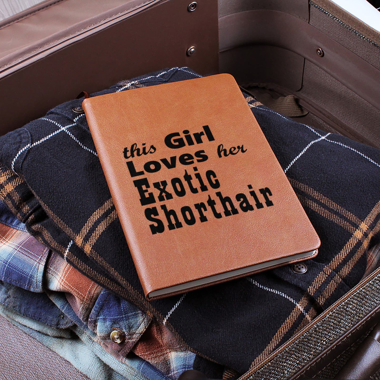 Exotic Shorthair - Vegan Leather Journal