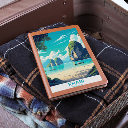 Famous Travel Destinations - Krabi, Thailand - Vegan Leather Journal