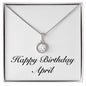 Happy Birthday April - Eternal Hope Necklace