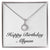 Happy Birthday Allyson - Eternal Hope Necklace