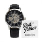 Best Father Since 2023 - Men's Openwork Watch