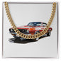 Muscle Car 01 - 14k Gold Finished Cuban Link Chain