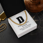 Happy Birthday Dennis v02 - 14k Gold Finished Cuban Link Chain