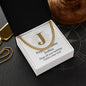 Happy Birthday Joshua v01 - 14k Gold Finished Cuban Link Chain