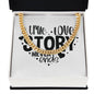 A True Love Story Never Ends v2 - 14k Gold Finished Cuban Link Chain