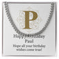 Happy Birthday Paul v01 - Cuban Link Chain