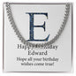 Happy Birthday Edward v03 - Cuban Link Chain