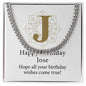 Happy Birthday Jose v01 - Cuban Link Chain