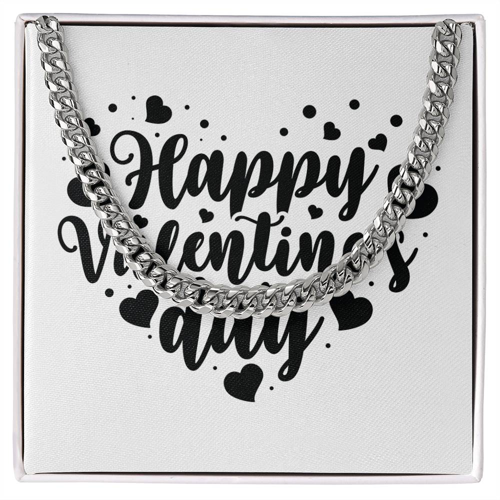 Happy Valentine's Day v2 - Cuban Link Chain
