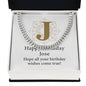 Happy Birthday Jose v01 - Cuban Link Chain