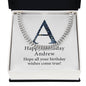 Happy Birthday Andrew v03 - Cuban Link Chain