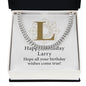 Happy Birthday Larry v01 - Cuban Link Chain