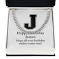 Happy Birthday James v02 - Cuban Link Chain