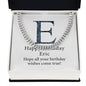 Happy Birthday Eric v03 - Cuban Link Chain
