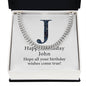 Happy Birthday John v03 - Cuban Link Chain