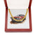 Muscle Car 07 - 14k Gold Finished Cuban Link Chain With Mahogany Style Luxury Box