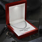 Happy Birthday Perry - Cuban Link Chain With Mahogany Style Luxury Box