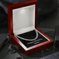 Happy Birthday Jaime v2 - Cuban Link Chain With Mahogany Style Luxury Box