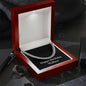 Happy Birthday Wallace v2 - Cuban Link Chain With Mahogany Style Luxury Box