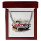 Muscle Car 06 - Cuban Link Chain With Mahogany Style Luxury Box