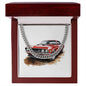 Muscle Car 07 - Cuban Link Chain With Mahogany Style Luxury Box