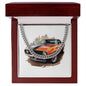 Muscle Car 08 - Cuban Link Chain With Mahogany Style Luxury Box