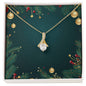 Christmas Background 045 - 18K Yellow Gold Finish Alluring Beauty Necklace