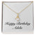 Happy Birthday Adela - 18K Yellow Gold Finish Alluring Beauty Necklace