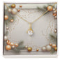 Christmas Background 039 - 18K Yellow Gold Finish Alluring Beauty Necklace