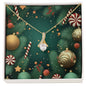 Christmas Background 129 - 18K Yellow Gold Finish Alluring Beauty Necklace