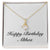 Happy Birthday Althea - 18K Yellow Gold Finish Alluring Beauty Necklace