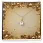 Christmas Background 052 - 18K Yellow Gold Finish Alluring Beauty Necklace