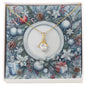 Christmas Background 088 - 18K Yellow Gold Finish Alluring Beauty Necklace
