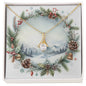 Christmas Background 083 - 18K Yellow Gold Finish Alluring Beauty Necklace
