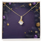 Christmas Background 065 - 18K Yellow Gold Finish Alluring Beauty Necklace