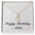 Happy Birthday Adele - 18K Yellow Gold Finish Alluring Beauty Necklace